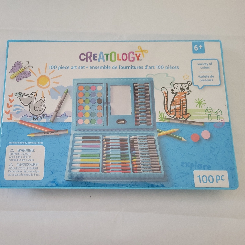 100-Piece Art Set for Kids